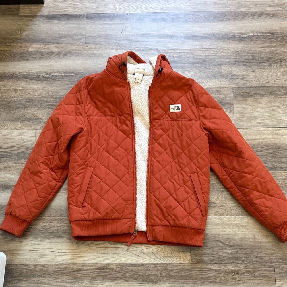 The North Face Rust Quilted Jacket